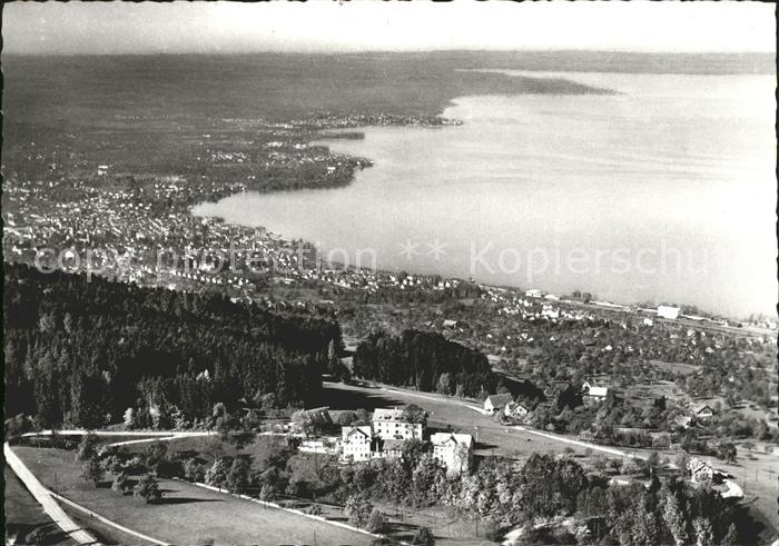 11848935 Wienacht-Tobel Photographie aérienne Kurhaus Landegg vue sur le lac de Constance Rorschach