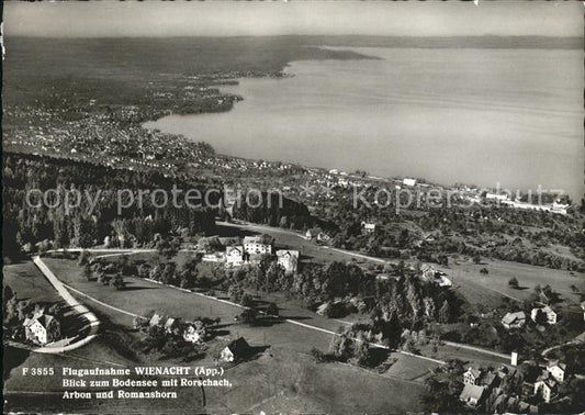 11848952 Wienacht-Tobel Photo aérienne vue du lac de Constance Rorschach Arbon Romanshor