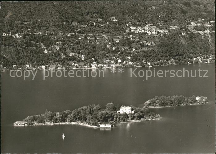 11849075 Photo aérienne des îles de Brissago Vista Ponto Porto Ponco Îles de Bris