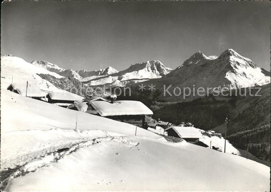 11849081 Arosa GR Innerarosa Furkahoerner Weissfluh Arosa