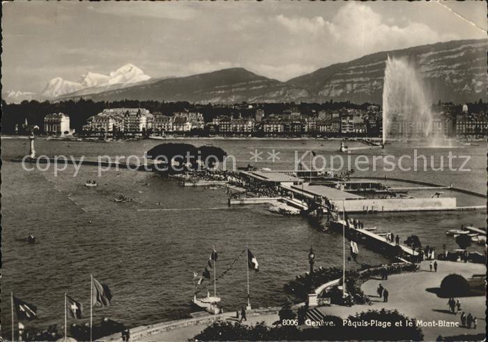 11849183 Genève GE Paquis-Plage Mont-Blanc Genève