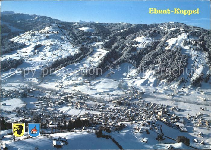 11862145 Ebnat-Kappel Fliegeraufnahme mit Skigebiet Tanzboden und Girlen Ebnat-K