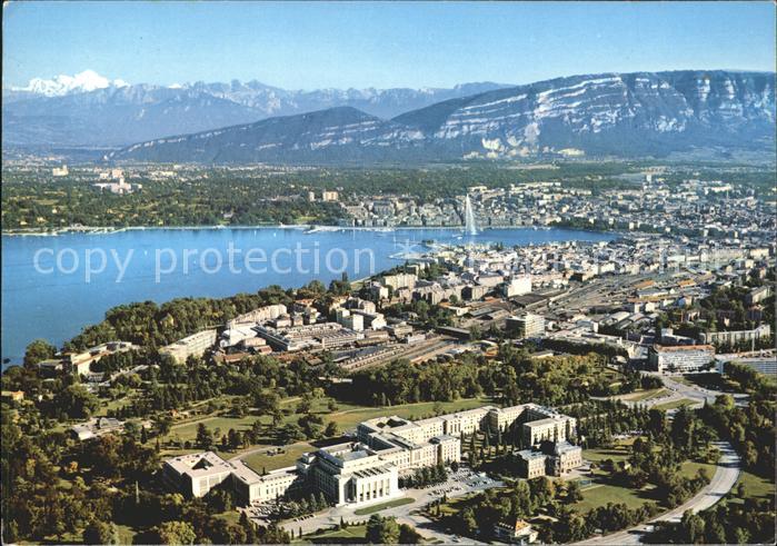 11862412 Genève GE Les Palais des Nations Lac Léman Mont Blanc Genève