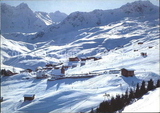 11862448 Arosa GR Domaine skiable avec église de montagne Arosa