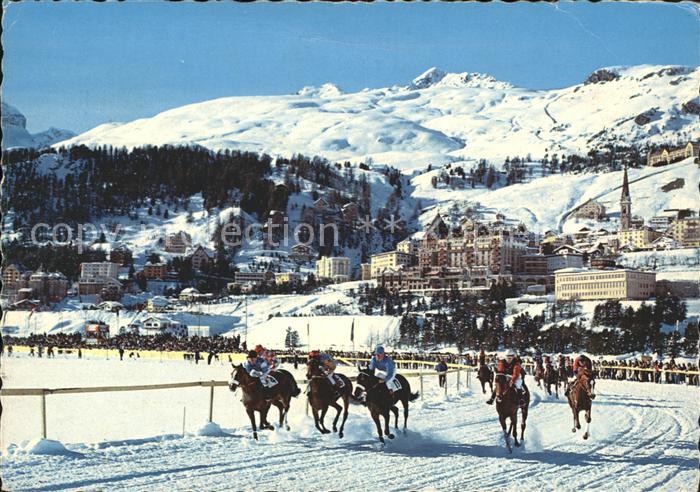 11850938 St Moritz GR Courses hippiques sur le Lac White Turf St. Moritz