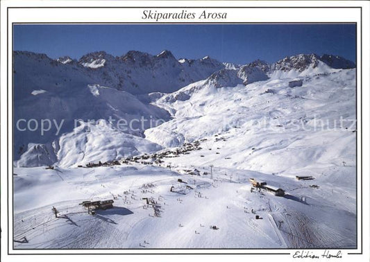 11851022 Photo aérienne du domaine skiable d'Arosa GR Arosa