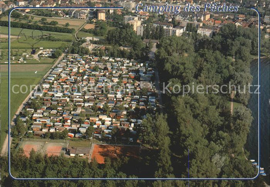 11851352 Le Landeron Fliegeraufnahme Camping des Péches Le Landeron