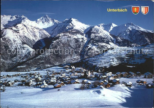 11851498 Unterbaech Photo aérienne avec Bietschhorn Unterbaech