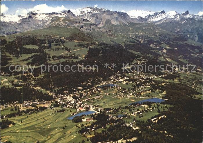 11856074 Crans-Montana Fliegeraufnahme Crans-sur-Sierre