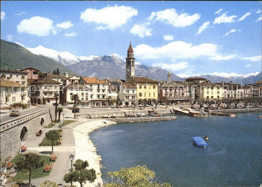 11856138 Promenade dans la zone portuaire d'Ascona TI Ascona