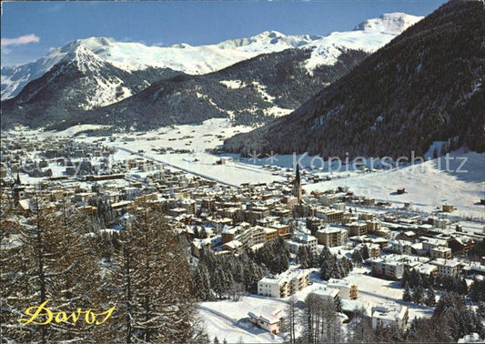 11856266 Davos GR mit Pischahorn Davos Platz