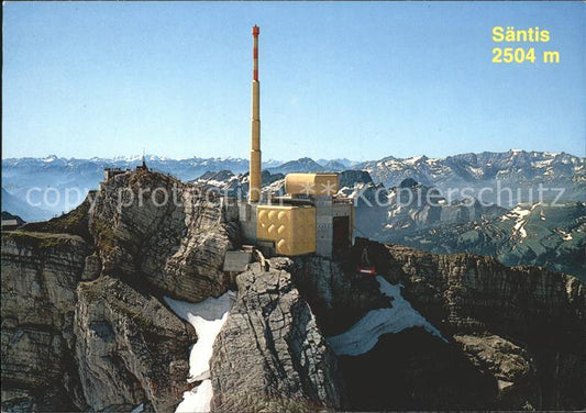 11856303 Saentis AR Mehrzweckbau und Bergstation Fliegeraufnahme Saentis AR