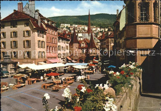 11856652 Neuchâtel NE Place du Marché Jour de marché Neuchâtel