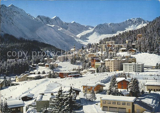 11852248 Arosa GR avec patinoire Domaine skiable d'Arosa