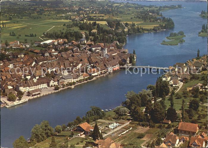 11852311 Stein Rhein Fliegeraufnahme Rheinpartie Stein am Rhein