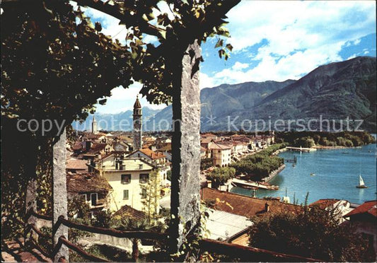 11852558 Ascona TI avec le Lac Majeur Ascona