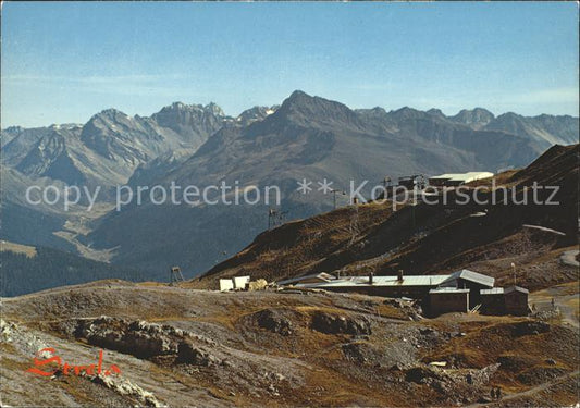 11852653 Davos GR Strelapass mit Sertiger Berge und Piz Kesch Davos Platz