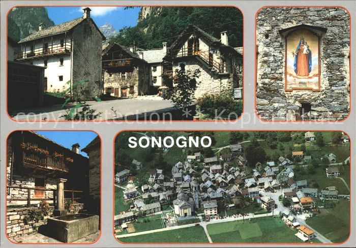 11866807 Photo aérienne de la zone du village de Sonogno de Valle Verzasca Sonogno