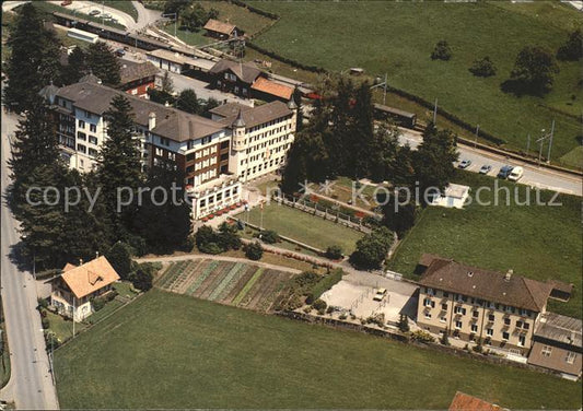 11866902 Lungern Fliegeraufnahme Haus St. Josef Ferien- und Bildungshaus Lungern