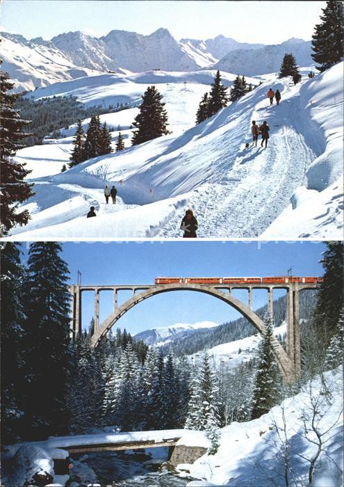 11867072 Arosa GR Viaduc de Langwieser Arosa