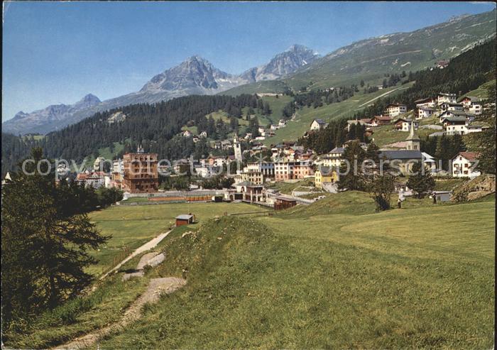 11870464 St Moritz GR avec Piz Albana et Piz Julier St. Moritz