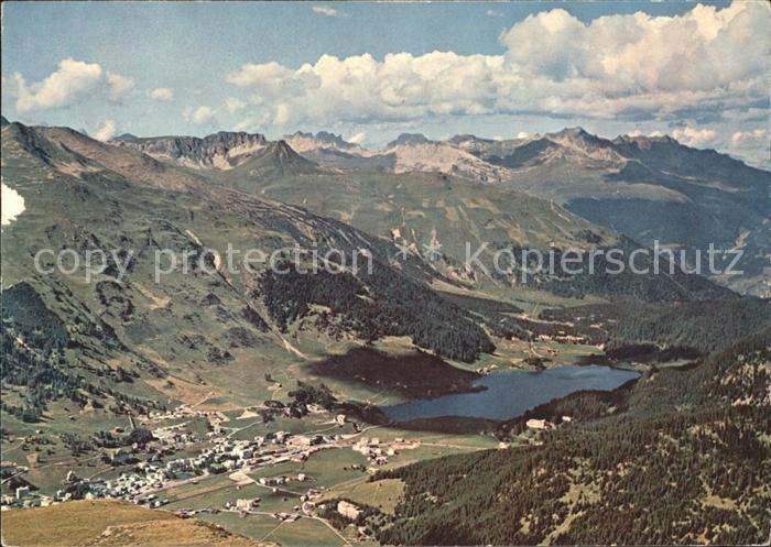 11870543 Davos GR Blick auf den Davosersee Davos Platz