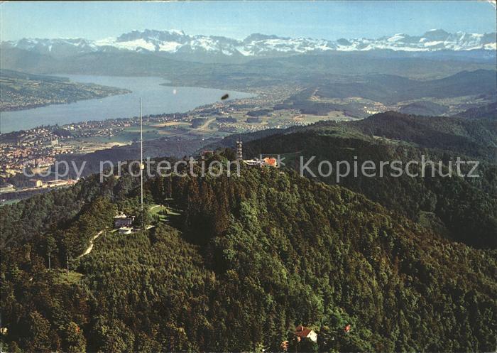 11870878 Uetliberg Zuerich Vue sur le lac de la ville et les Alpes Uetliberg Zuerich