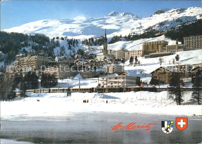 11870996 St Moritz GR Vue partielle de Saint-Moritz