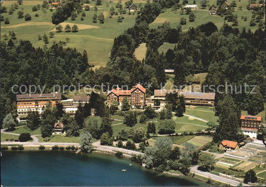 11871199 Oberaegeri Fliegeraufnahme Kurhaus Laedli Oberaegeri