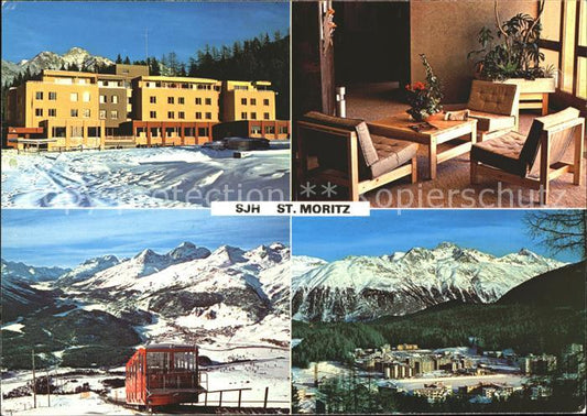 11865311 St Moritz Bad GR Auberge de Jeunesse Stille Bergbahn Panorama St Moritz