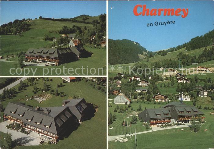 11865425 Charmey Stadtzuercherisches Schuelerheim Photographie aérienne de Charmey (Gruyè