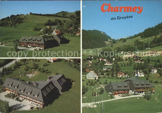 11865425 Charmey Stadtzuercherisches Schuelerheim Photographie aérienne de Charmey (Gruyè