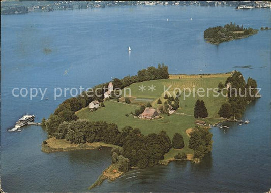 11865665 Île d'Ufnau Photographie aérienne du lac d'Ufenau Zurich