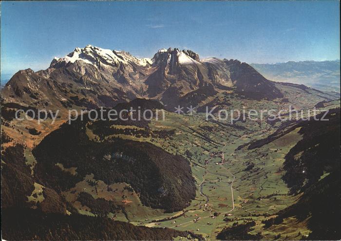 11865723 Obertoggenburg Panoramakarte Fliegeraufnahme Wildhaus