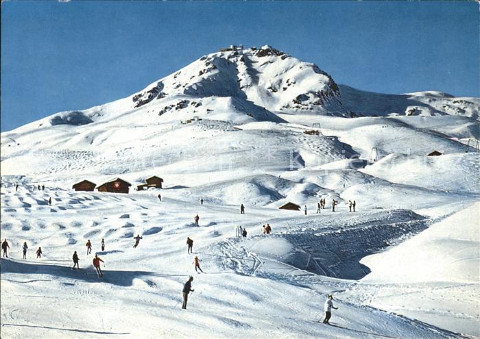 11851931 Arosa GR Weisshorn Carmenna skieuse alpine Arosa