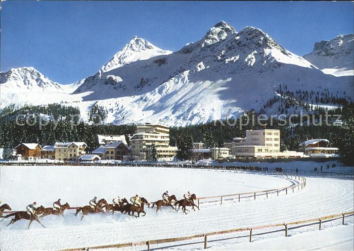 11851957 Arosa GR Course hippique d'hiver Obersee Arosa