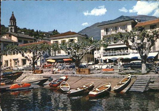 11875098 Ascona TI Hôtel Mueller au Lac Amarrage bateau Ascona