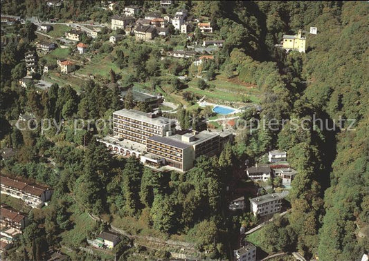 11875435 Brissago TI Parkhotel Brenscino Fliegeraufnahme Brissago