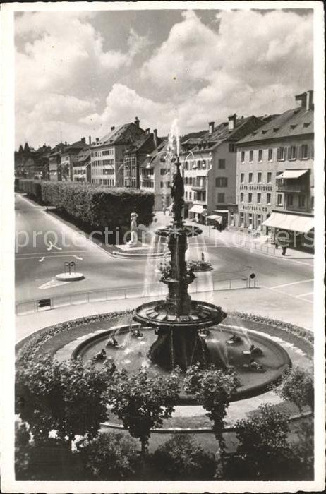 11875565 La Chaux-de-Fonds Fontaine monumentale La Chaux-de-Fonds