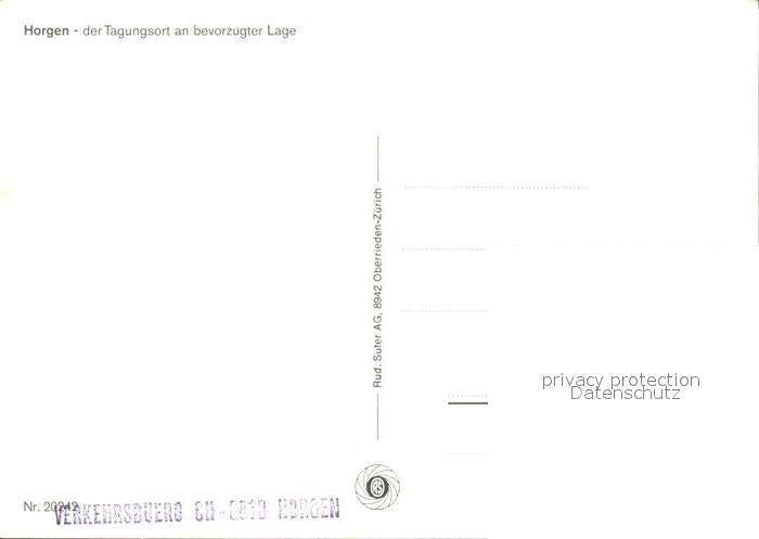 11875568 Carte panoramique du lac de Zurich avec Horgen Zuerich