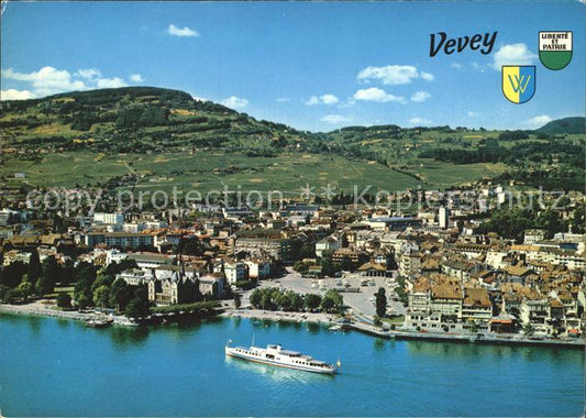 11877300 Vevey VD Chardonne et Mont Pélerin Vue aérienne Vevey