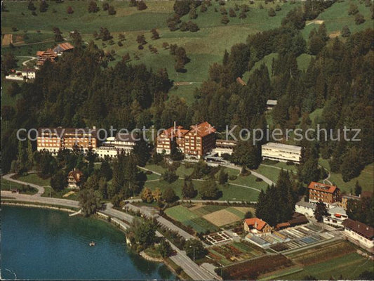 11880364 Oberaegeri Kurhaus Laendli Fliegeraufnahme Oberaegeri