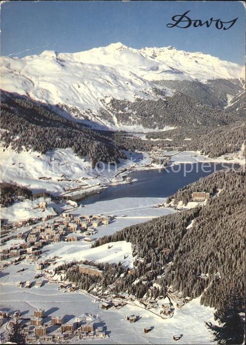 11880467 Davos GR avec le lac Davos et Wolfgang Davos Platz