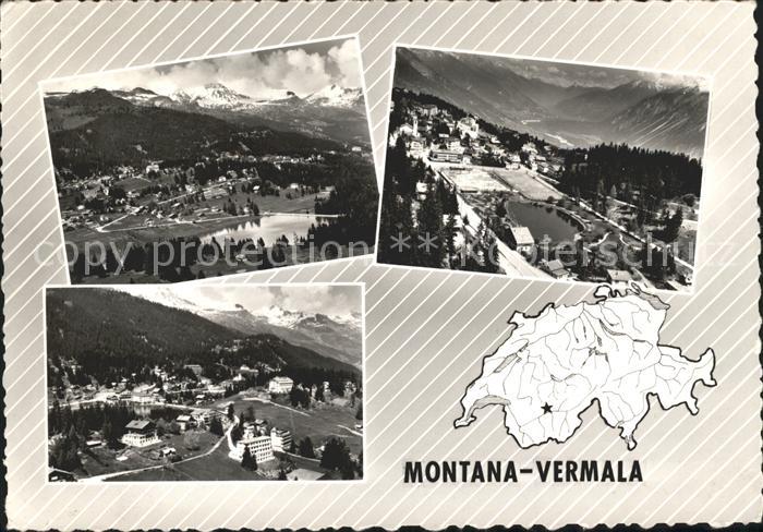 11878977 Montana-Vermala Fliegeraufnahme  Montana Vermala