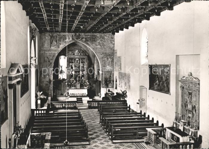 11878999 Ascona TI Collegio Papio Interno della Chiesa Ascona