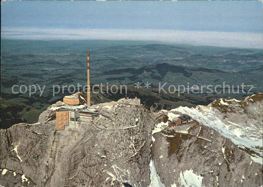 11878264 Saentis AR Fliegeraufnahme Bergstation Saentis AR