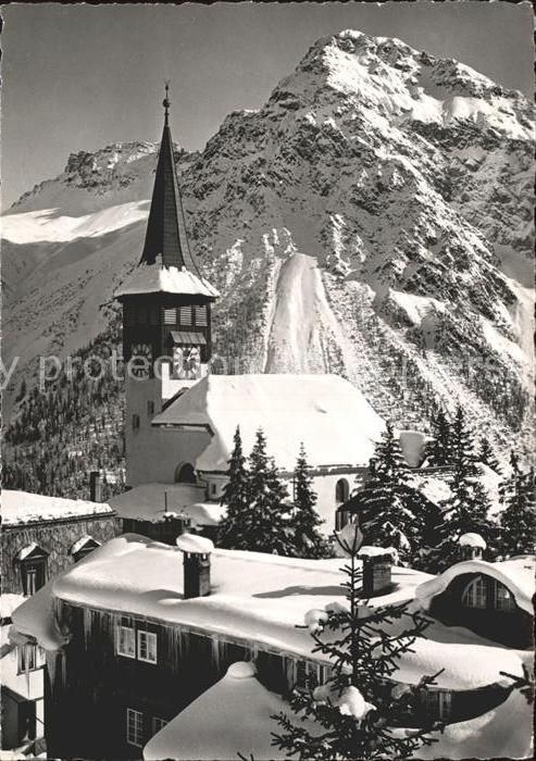 11878362 Arosa GR Église du village d'Arosa