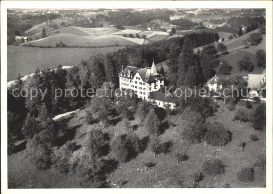 11878531 Menzingen Zug Fliegeraufnahme Erholungsheim Schwandegg Menzingen