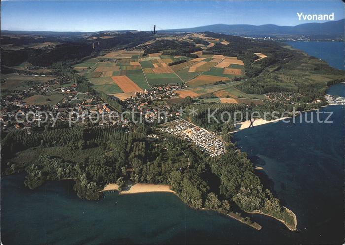 11881040 Yvonand Fliegeraufnahme Lac de Neuchatel Yvonand