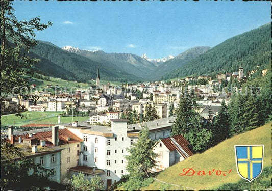 11886346 Davos GR Vue sur la ville de Davos Platz